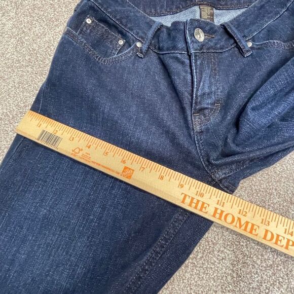 Christopher denim womens wide leg jean sz 4 low rise blue jeans soft denim Y2K - Picture 6 of 12